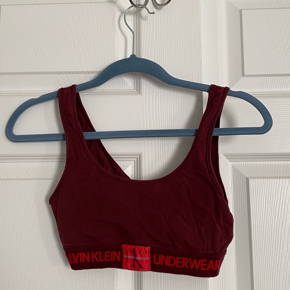 Calvin Klein logo bralette
